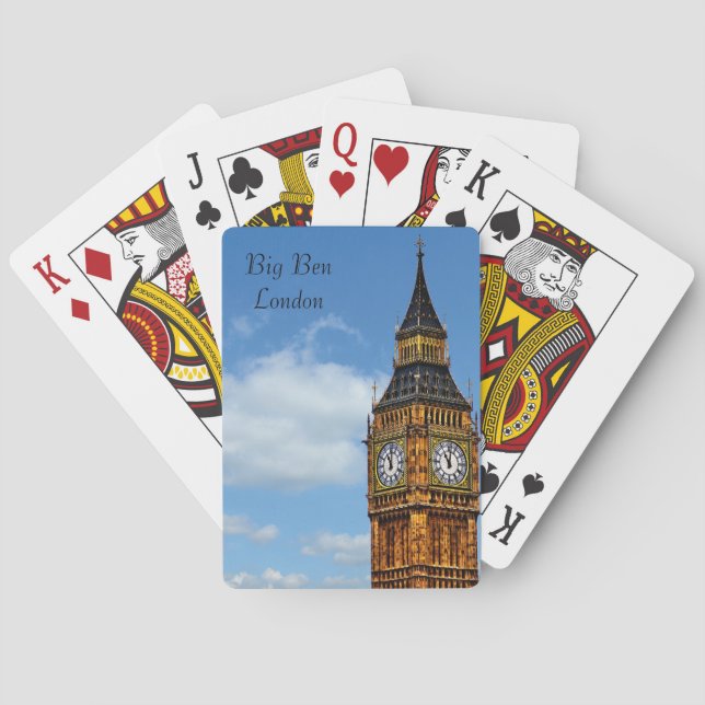 Bilder von Londoner Spielkarten (Rückseite)
