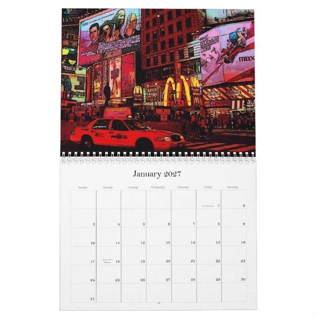 Bilder von Manhattan-Kalender Kalender (Jan 2027)