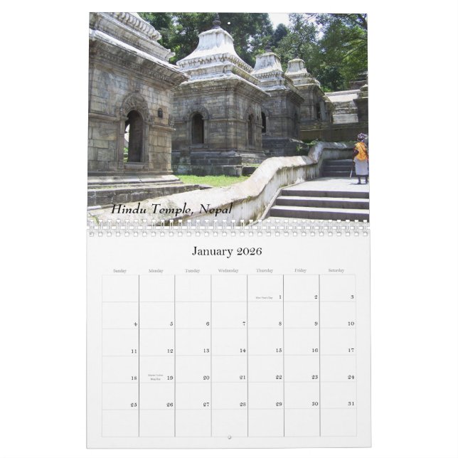 BILDER VON NEPAL-KALENDER KALENDER (Jan 2026)