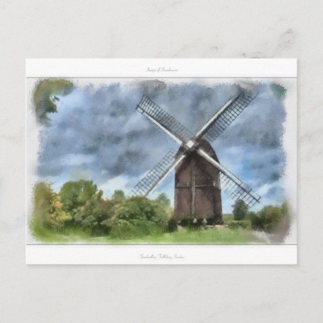 Bilder von Skandinavien - Sandmöllan, Schweden Postkarte (Vorderseite)