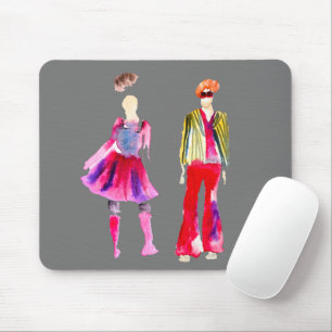 Bilder zur Illustration von Modebildern Art Aquare Mousepad