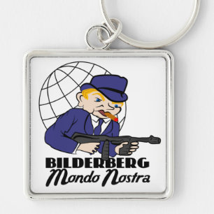Bilderberg Mondo Nostra Schlüsselanhänger