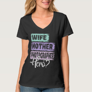 Bilderbuchmutter Held Mutter Fotografin 1 T-Shirt