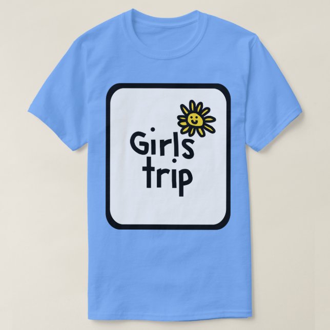 Bilderreise mit Daisy-Blume T-Shirt (Design vorne)