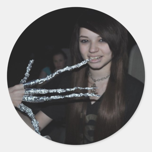 BILDERSCHALTER RUNDER AUFKLEBER (Vorderseite)