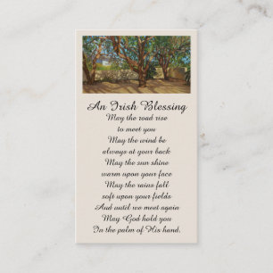 Bildfeier zur Lebensmerkmal-Karte Visitenkarte