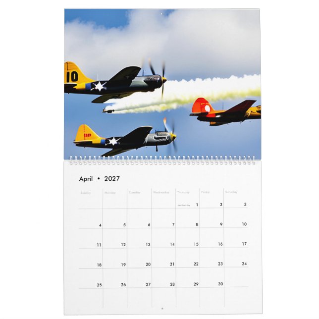 Bildflugzeuge Kalender (Apr 2027)