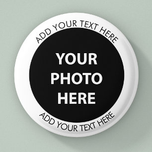 Bildfoto & Text hinzufügen – Anpassen Button
