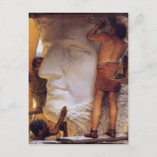 Bildhauer im antiken Rom Postkarte