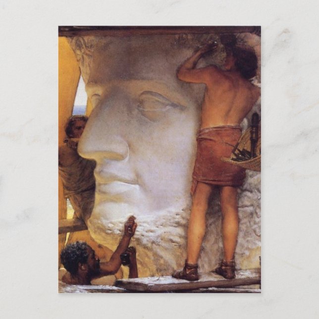 Bildhauer im antiken Rom Postkarte (Vorderseite)