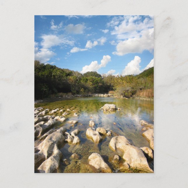 Bildhauerfallen Barton Creek in Austin Texas 2 Postkarte (Vorderseite)