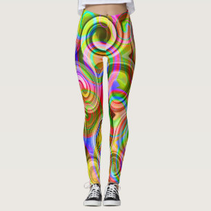 Bildlauf Pastell geometrisch abstrakt Leggings
