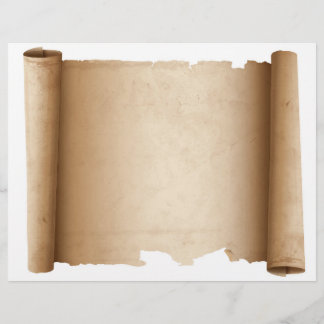 Bildlaufschrift für horizontales Vintages Papier