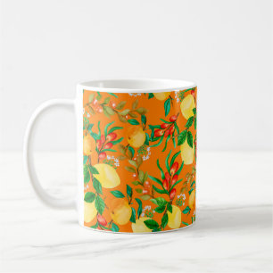 Bildmischung für nahtlose Aquarellbilder Kaffeetasse