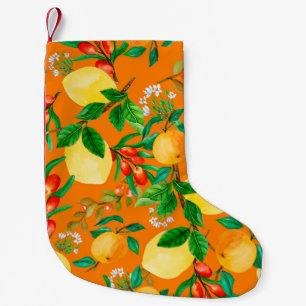 Bildmischung für nahtlose Aquarellbilder Kleiner Weihnachtsstrumpf