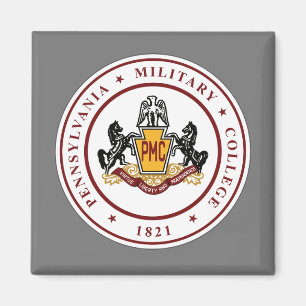 + Bildmotiv mit PMC-Siegel-Logo (quadratisch oder  Magnet