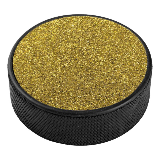 Bildmuster für den Gold-Glitzer Eishockey Puck (3/4)