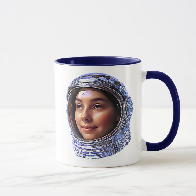 Bildnis der Astronauten Tasse (Rechts)