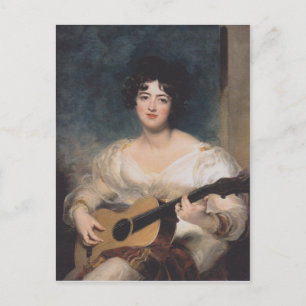 Bildnis der Lady Walls Postkarte