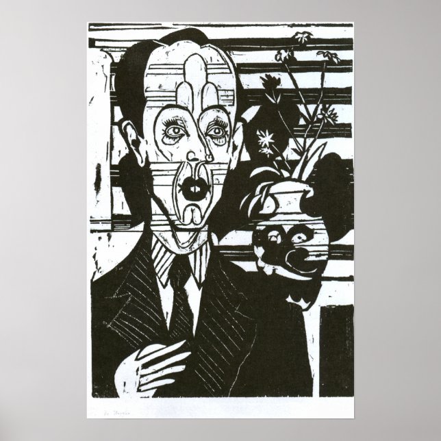 Bildnis Dr. Huggler Poster (Vorne)