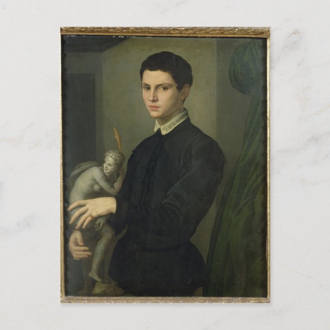 Bildnis eines Bildhauers Postkarte (Vorderseite)