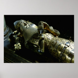 Bildnis von Edward der schwarze Prinz, 1376 Poster