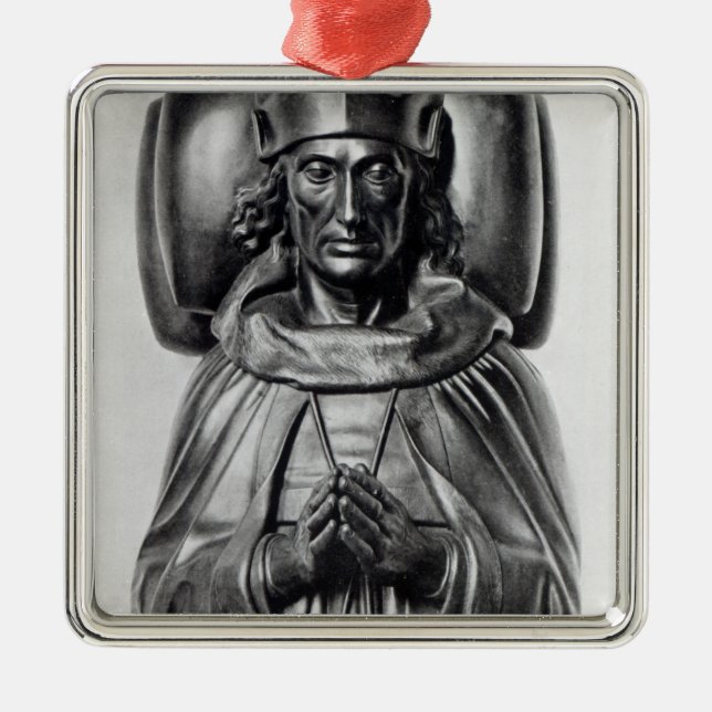 Bildnis von Henry VII in Westminster Abbey Silbernes Ornament (Vorne)