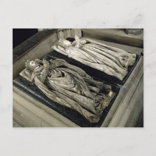 Bildnisse von Henri II und Catherine de Medici Postkarte