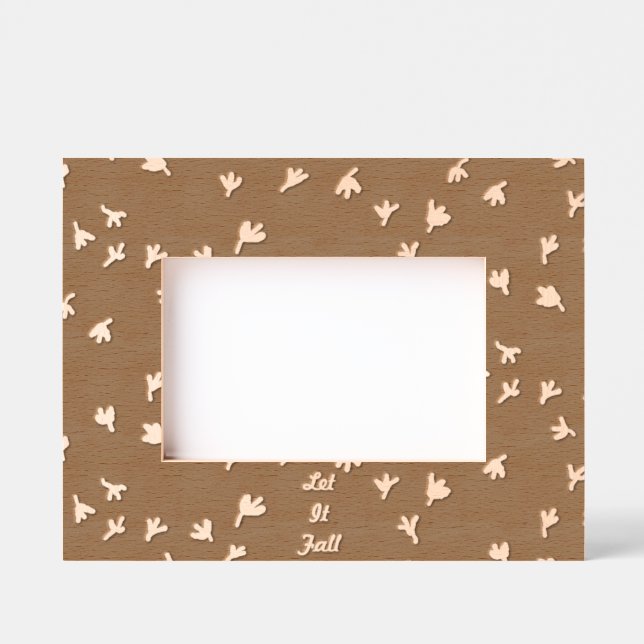 Bildrahmen gelassen (braun & orange) geätzte rahmen (Vorderseite)