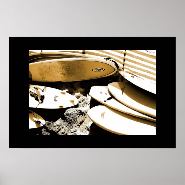 BILDSCHIRM DER SURFGRENZE POSTER (Vorne)