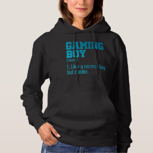 Bildschirm "Gaming Boy Noun Definition Console Con Hoodie