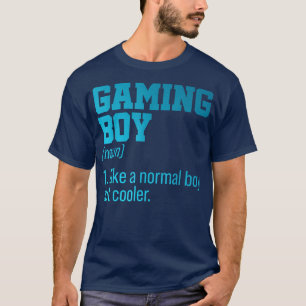 Bildschirm "Gaming Boy Noun Definition Console Con T-Shirt