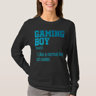 Bildschirm "Gaming Boy Noun Definition Console Con T-Shirt