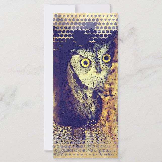 BILDSCHIRM OWL Rack Card (Vorderseite)