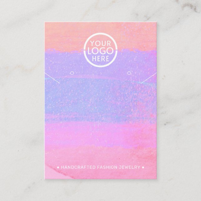 Bildschirm "Youthful Chic" Telefonnummerkarte (Vorderseite)