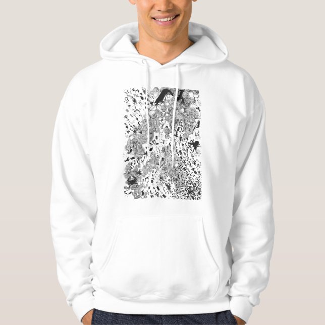 Bildschirmmuster Hoodie (Vorderseite)