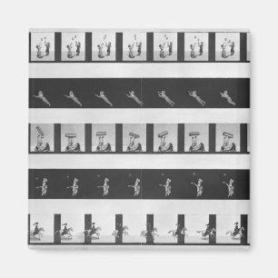 Bildstreifen für ein Praxinoskop Magnet