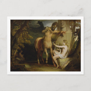 Bildung Achilles, c.1772 (Öl auf Leinwand) Postkarte