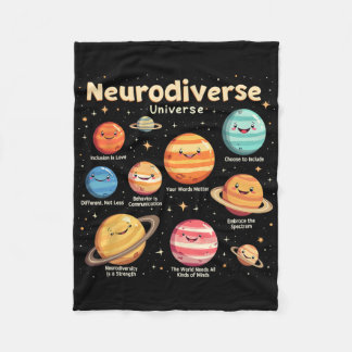 Bildung Autismus Bewusstsein Neurodiverses Univers Fleecedecke