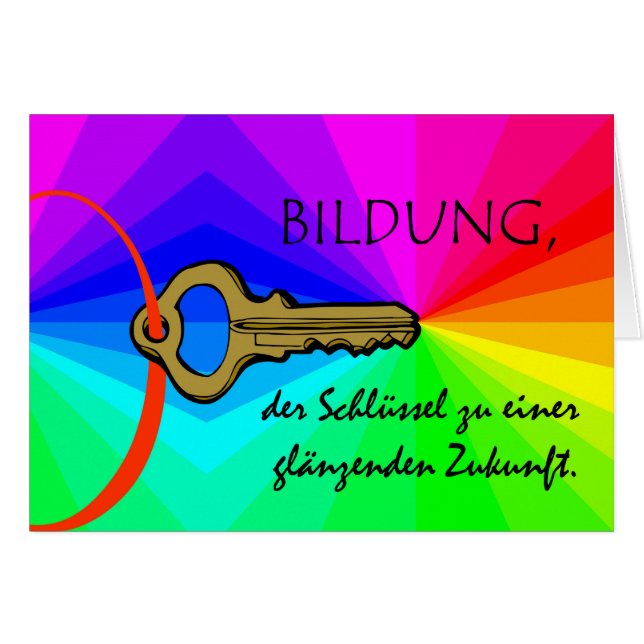 Bildung, Bildung, Lehrerempfehlung, Deutsch (Vorderseite (Horizontal))
