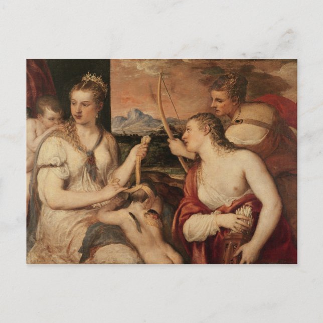 Bildung Cupid, c.1565 Postkarte (Vorderseite)