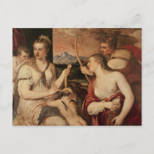 Bildung Cupid, c.1565 Postkarte