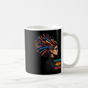 Bildung der Schwarzen Geschichte ist Freedom Black Kaffeetasse