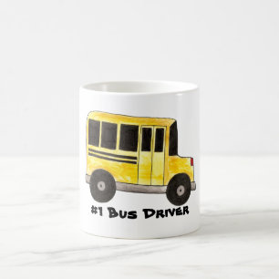 Bildung des Gelben Schulbusfahrers Tasse