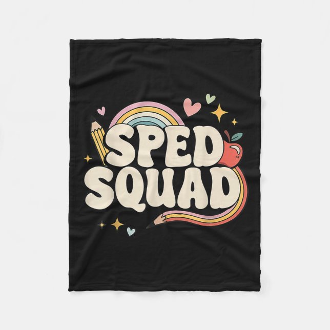 Bildung Dream Squad Team Sped Squad Tee Fleecedecke (Vorderseite)