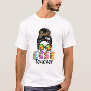 Bildung ECSE Lehrer zurück zur Schule Puzz T-Shirt
