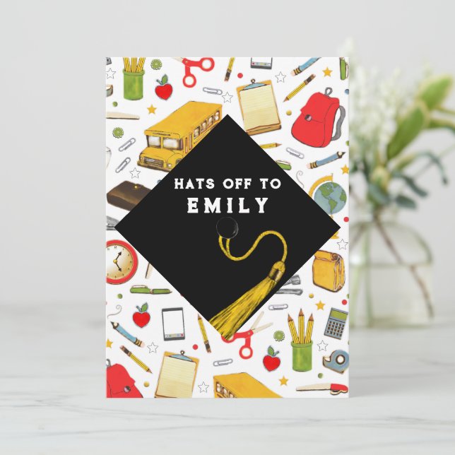 Bildung Einladung (Stehend Vorderseite)