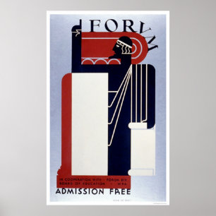 Bildung Forum 1939 WPA Poster