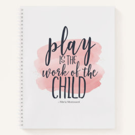 Bildung für Regenbogen Wasserfarben Notizbuch