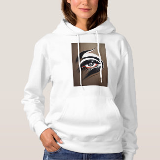 Bildung glamouröser Wimpern Hoodie